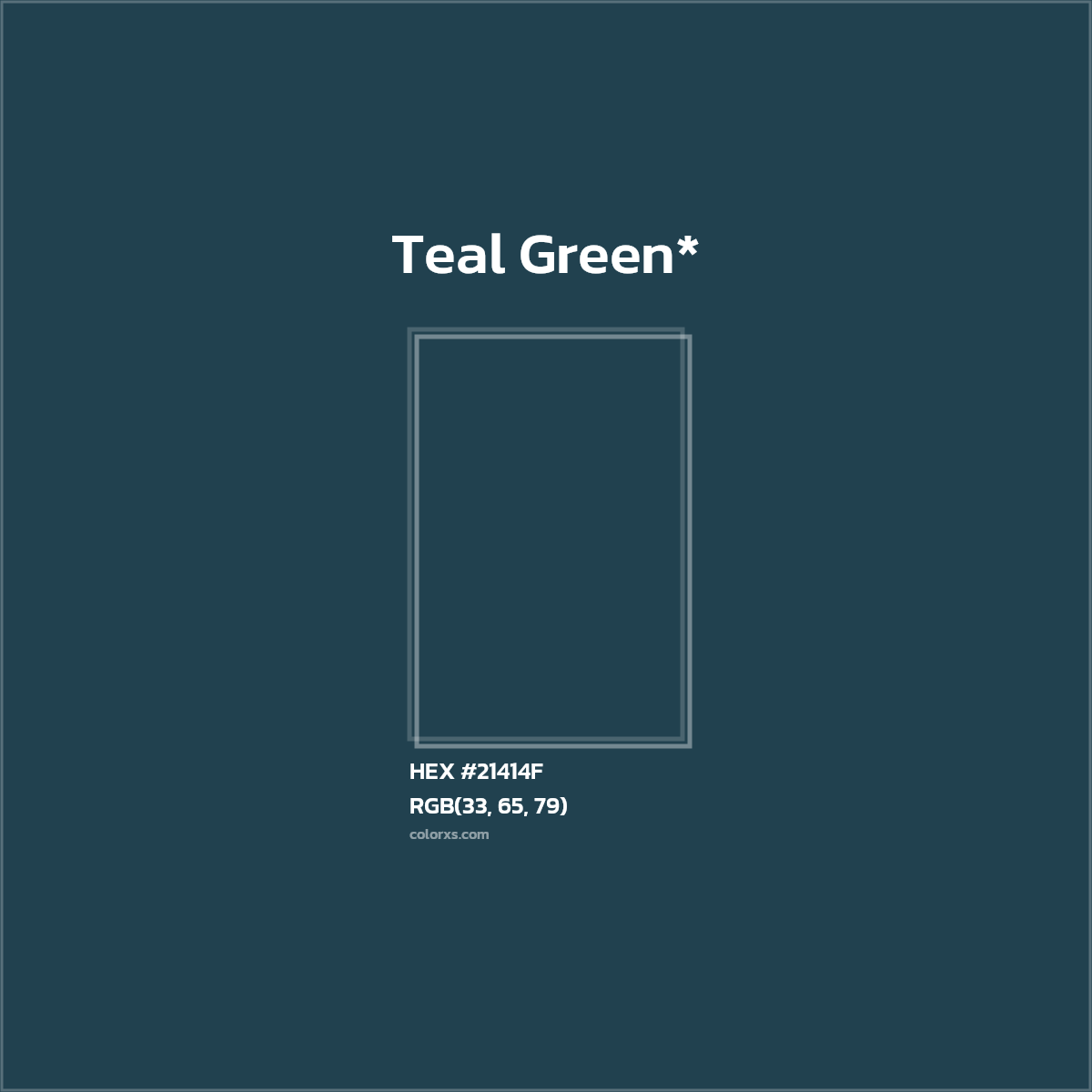 HEX #21414F Color Name, Color Code, Palettes, Similar Paints, Images
