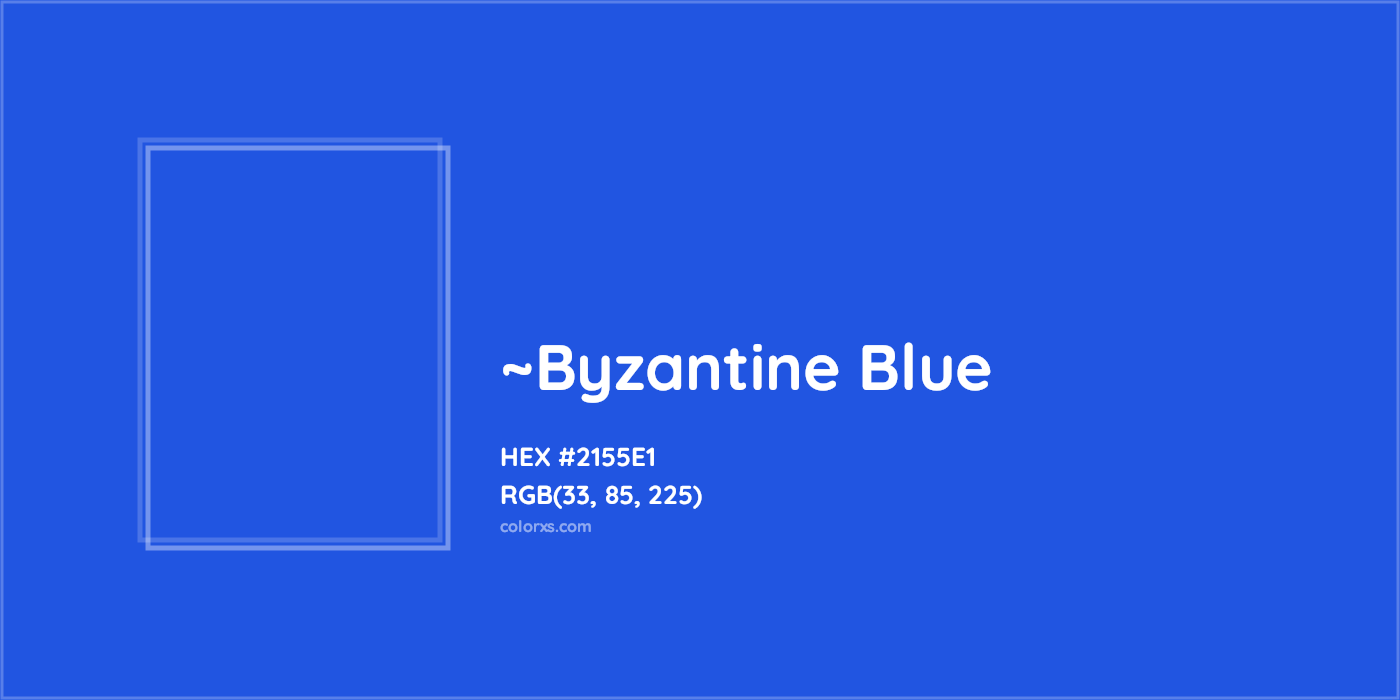 HEX #2155E1 Color Name, Color Code, Palettes, Similar Paints, Images