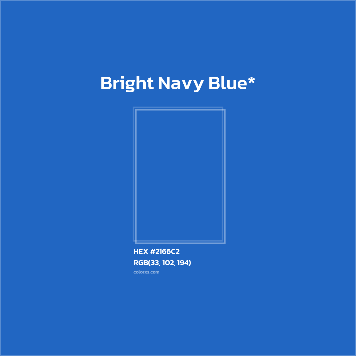 HEX #2166C2 Color Name, Color Code, Palettes, Similar Paints, Images