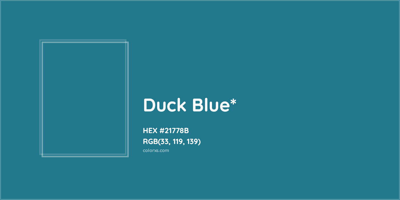HEX #21778B Color Name, Color Code, Palettes, Similar Paints, Images