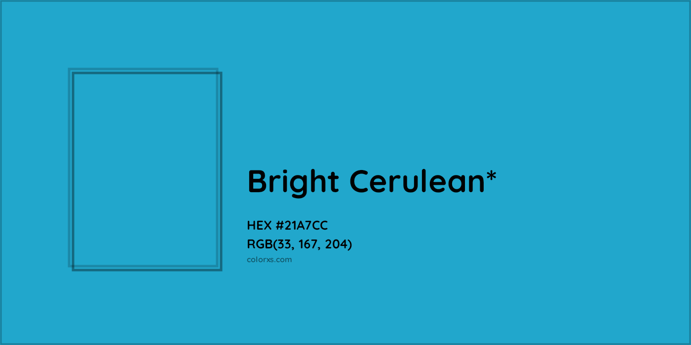 HEX #21A7CC Color Name, Color Code, Palettes, Similar Paints, Images