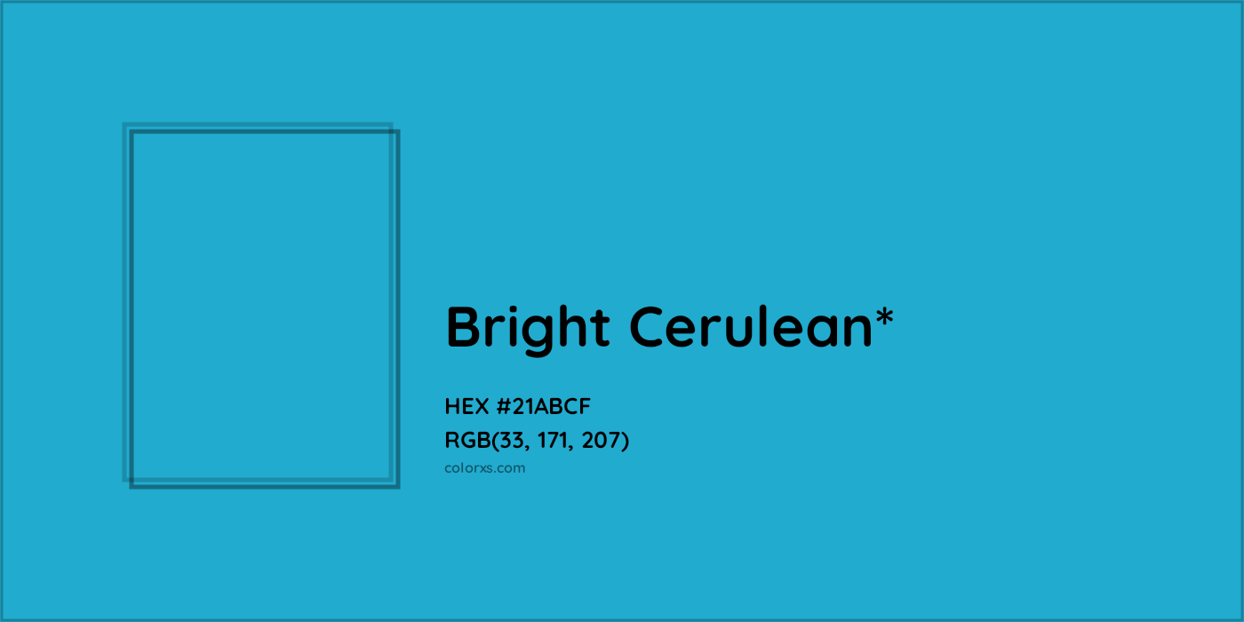 HEX #21ABCF Color Name, Color Code, Palettes, Similar Paints, Images