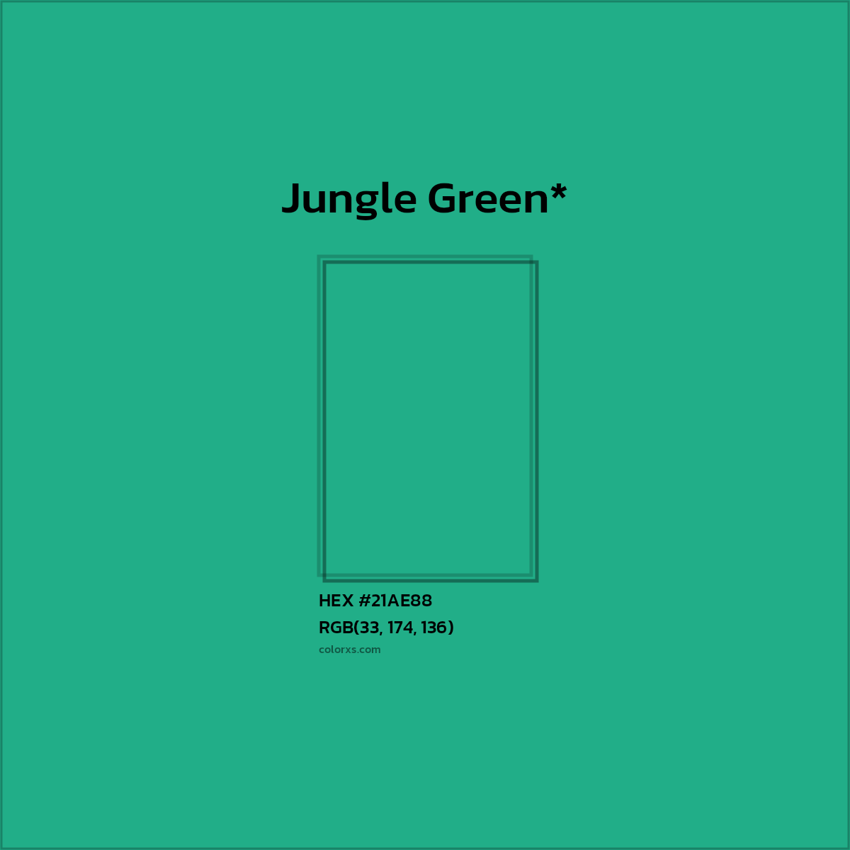 HEX #21AE88 Color Name, Color Code, Palettes, Similar Paints, Images