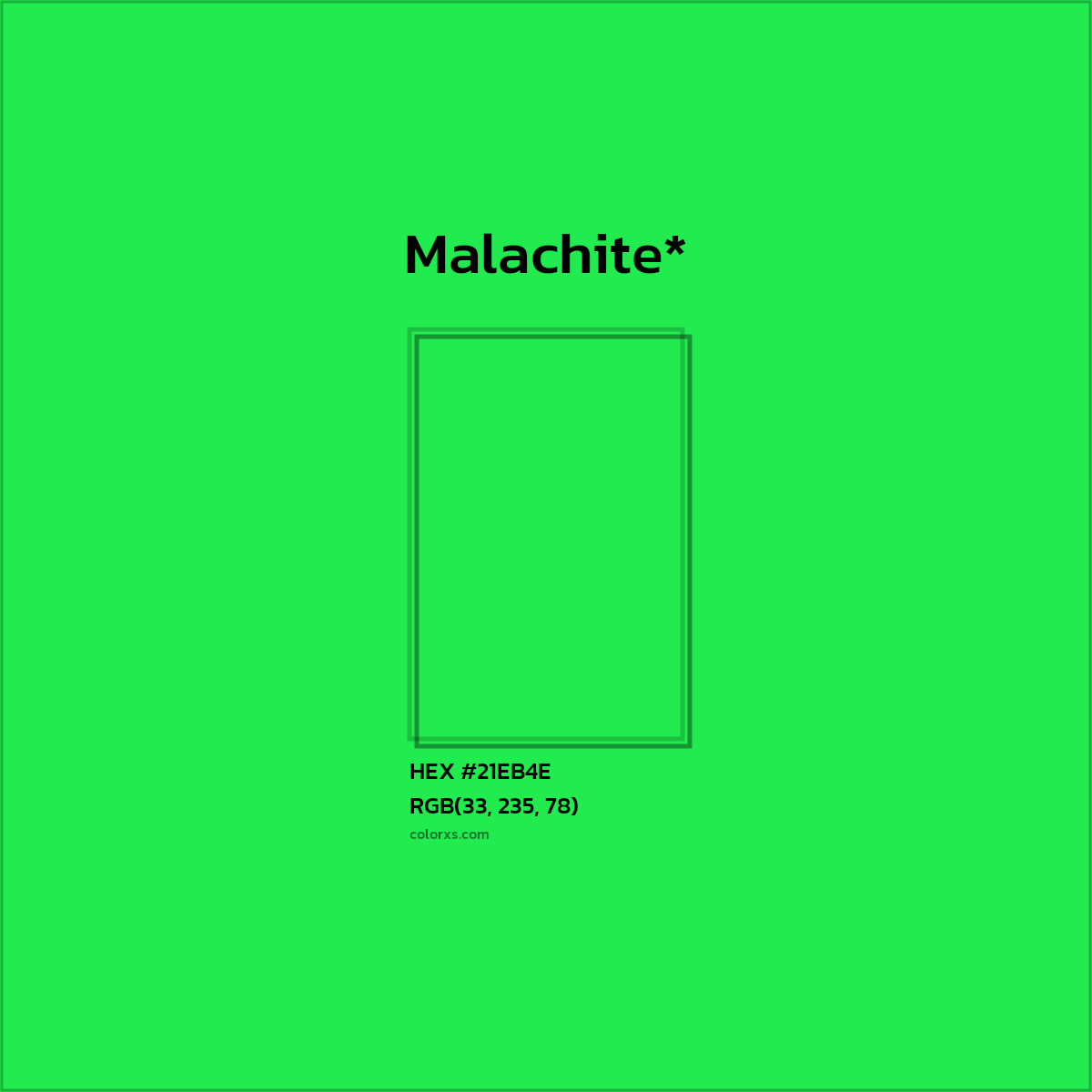HEX #21EB4E Color Name, Color Code, Palettes, Similar Paints, Images