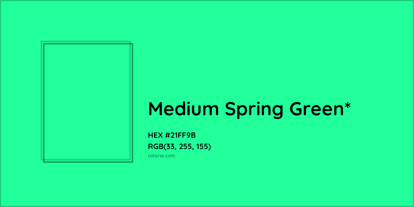 HEX #21FF9B Color Name, Color Code, Palettes, Similar Paints, Images