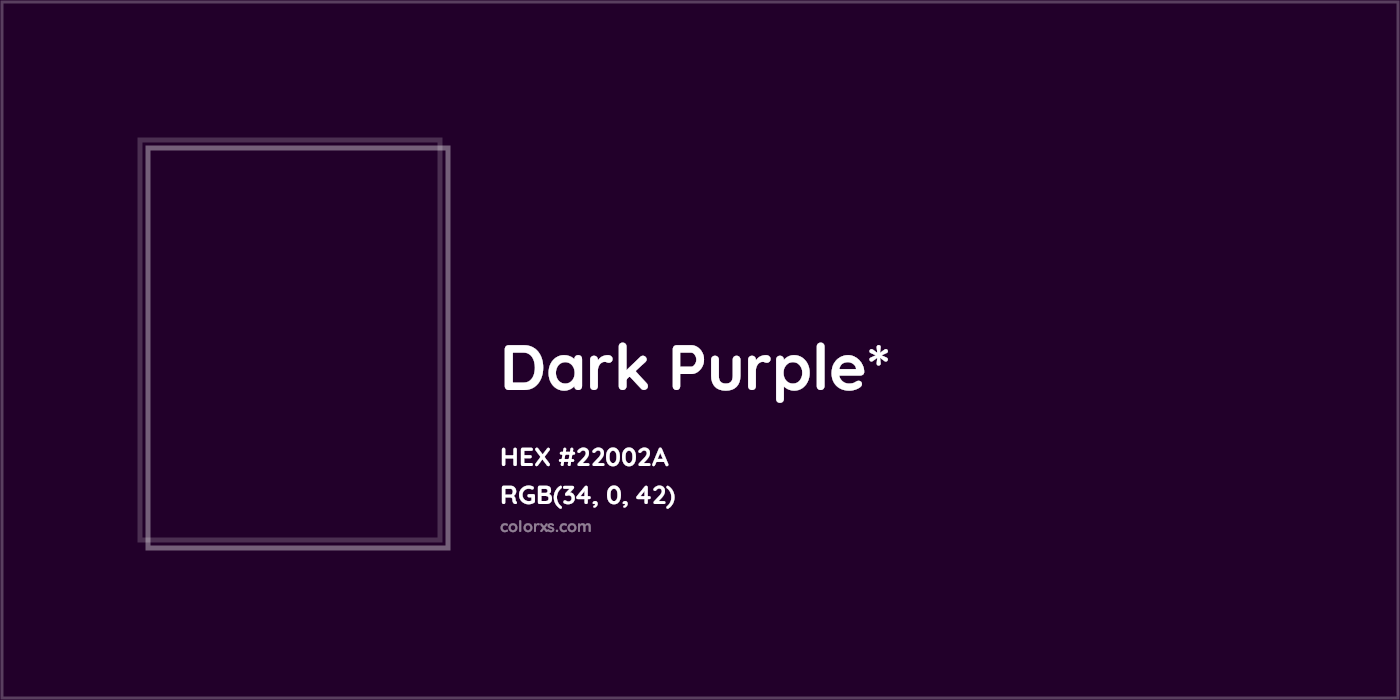 HEX #22002A Color Name, Color Code, Palettes, Similar Paints, Images