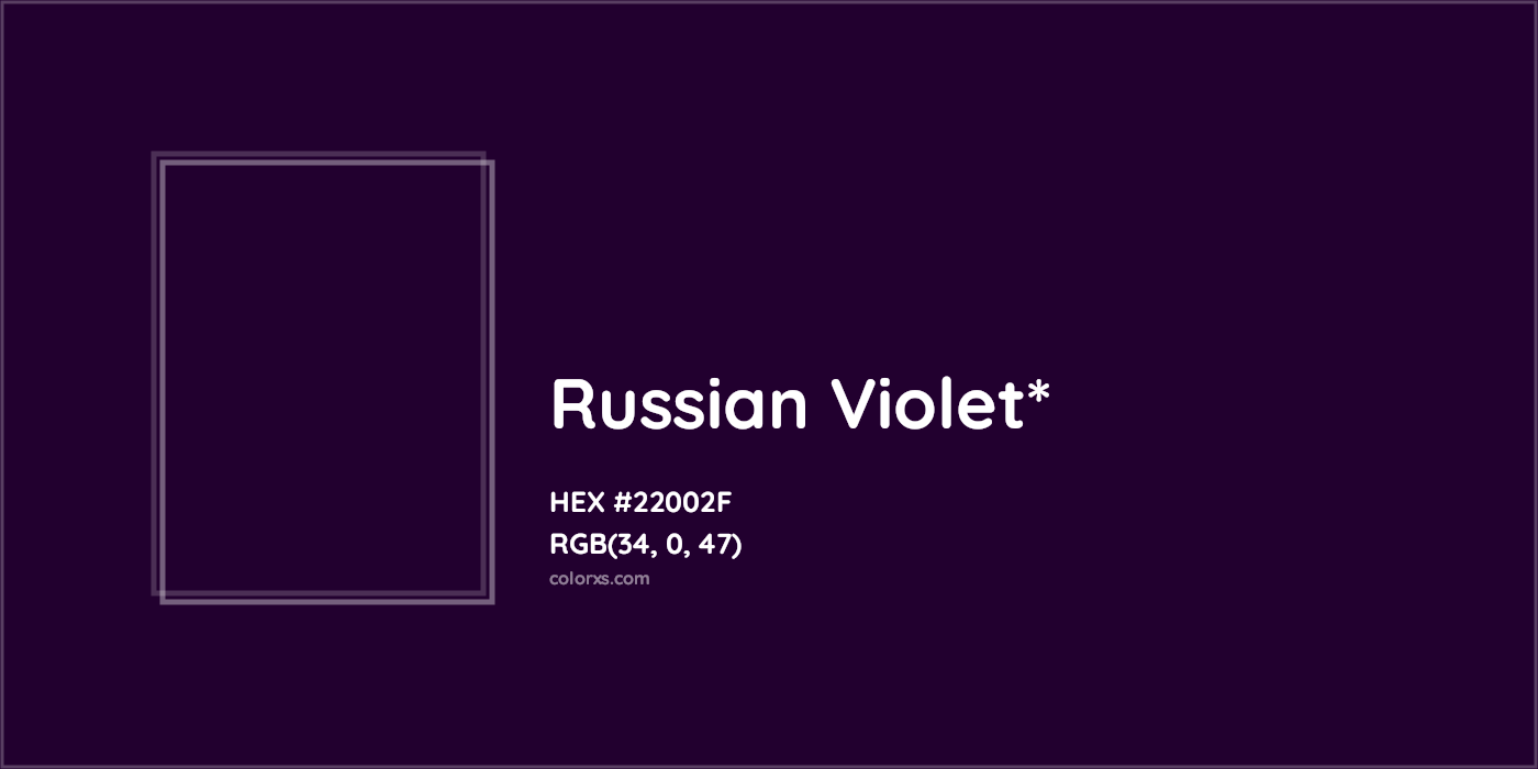 HEX #22002F Color Name, Color Code, Palettes, Similar Paints, Images