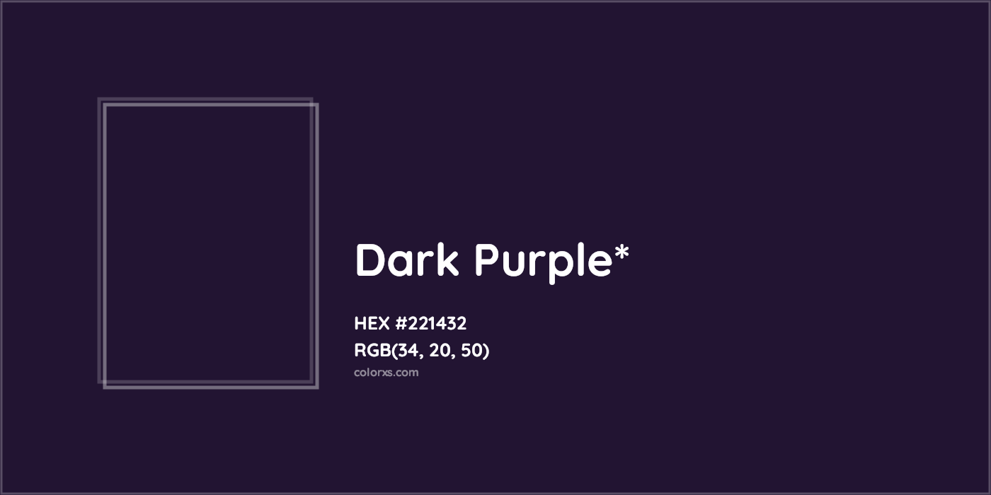 HEX #221432 Color Name, Color Code, Palettes, Similar Paints, Images