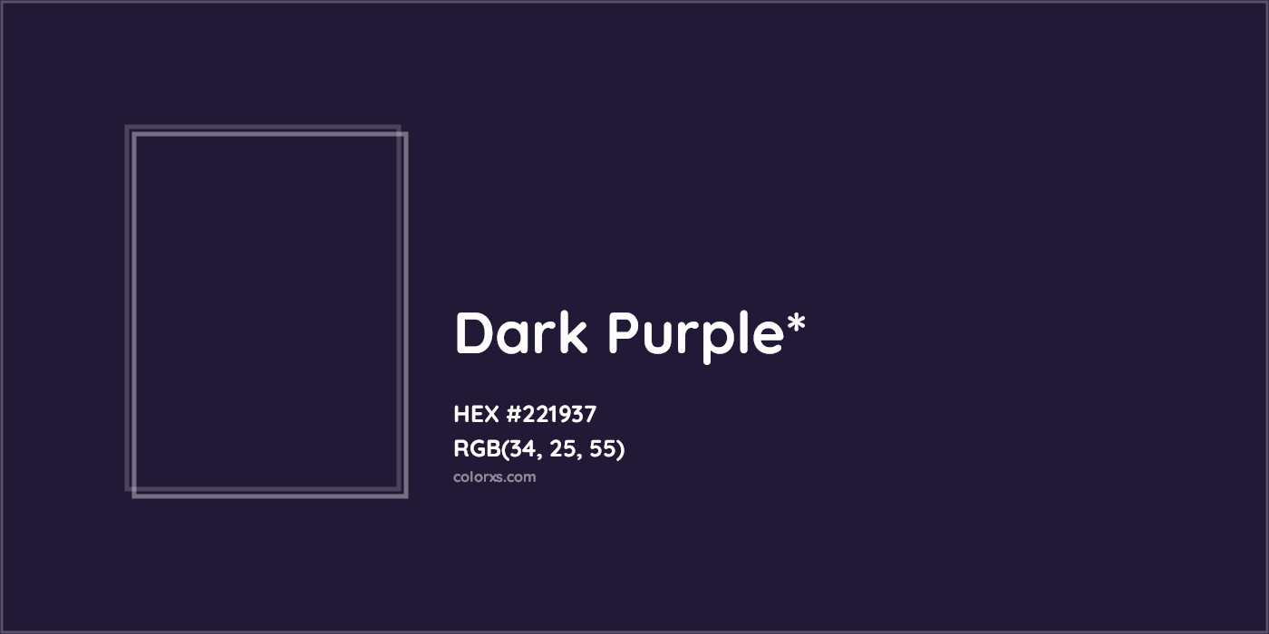 HEX #221937 Color Name, Color Code, Palettes, Similar Paints, Images