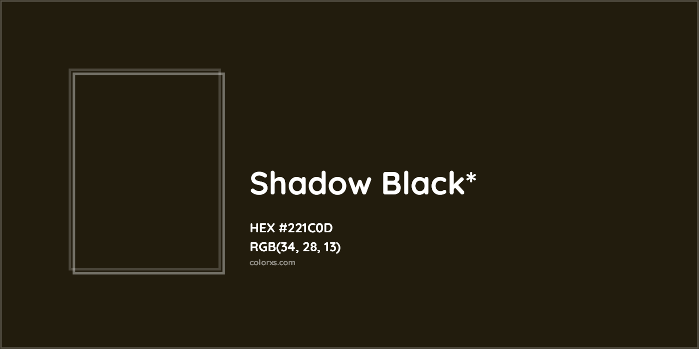 HEX #221C0D Color Name, Color Code, Palettes, Similar Paints, Images