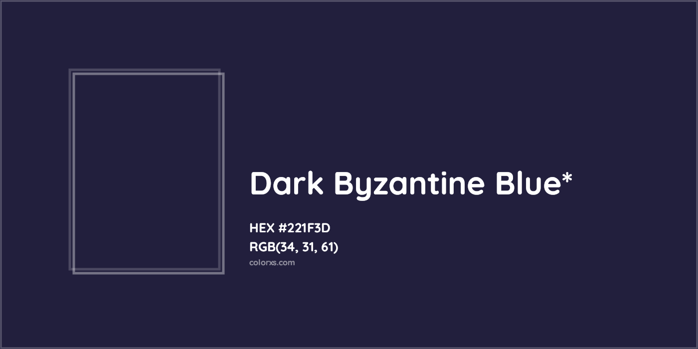 HEX #221F3D Color Name, Color Code, Palettes, Similar Paints, Images