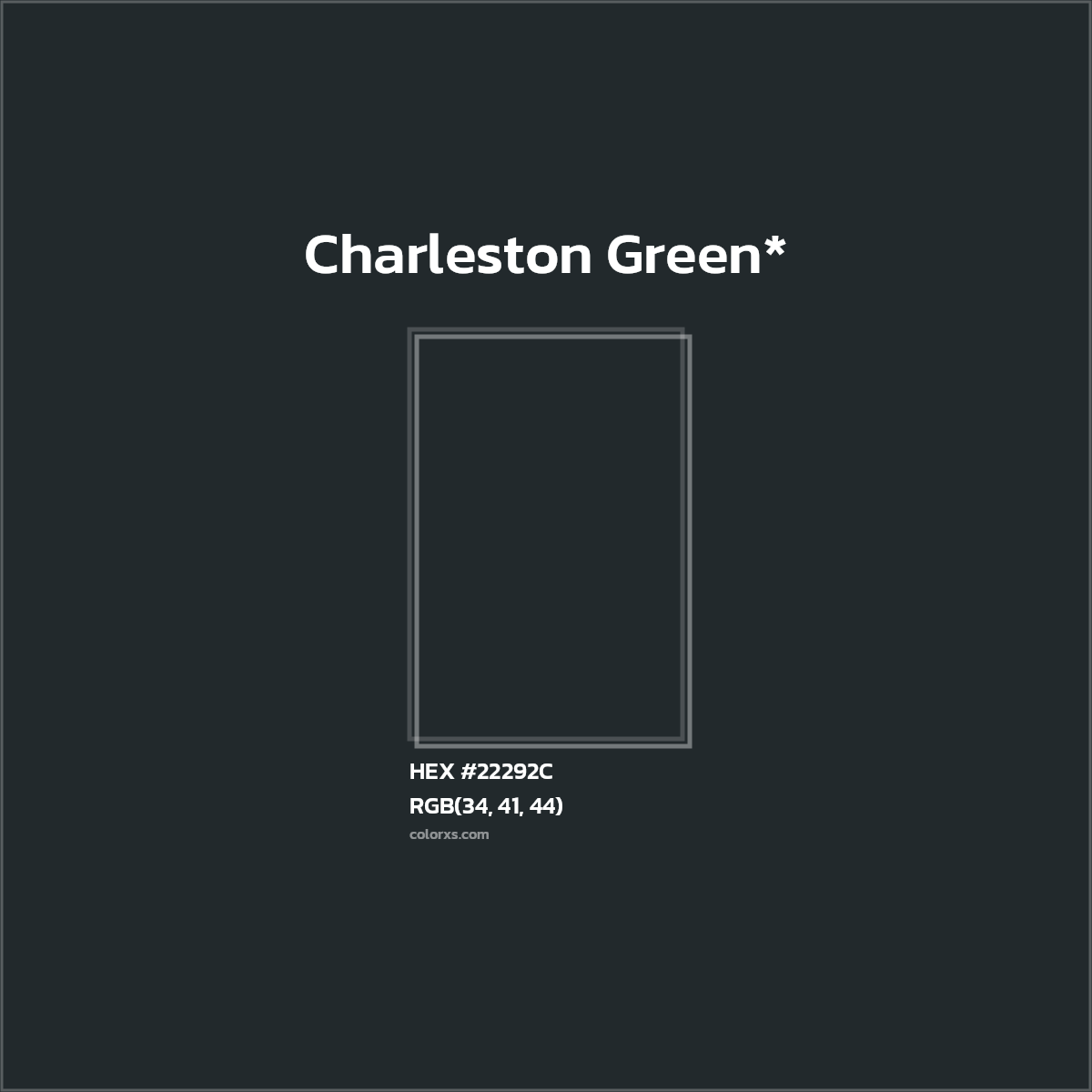 HEX #22292C Color Name, Color Code, Palettes, Similar Paints, Images