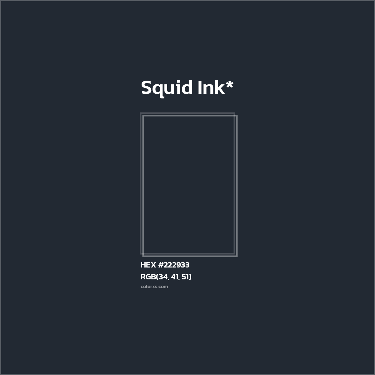 HEX #222933 Color Name, Color Code, Palettes, Similar Paints, Images
