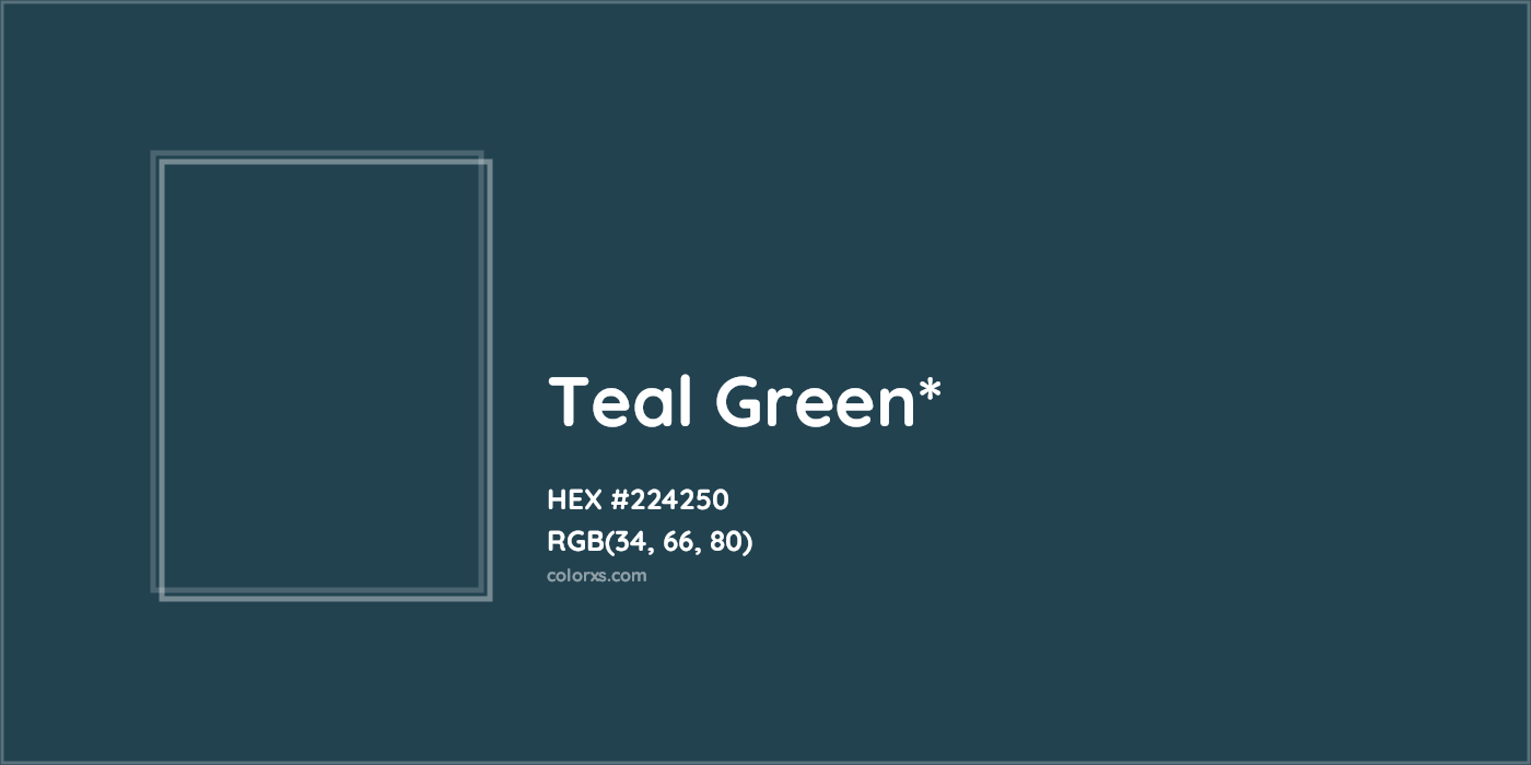 HEX #224250 Color Name, Color Code, Palettes, Similar Paints, Images