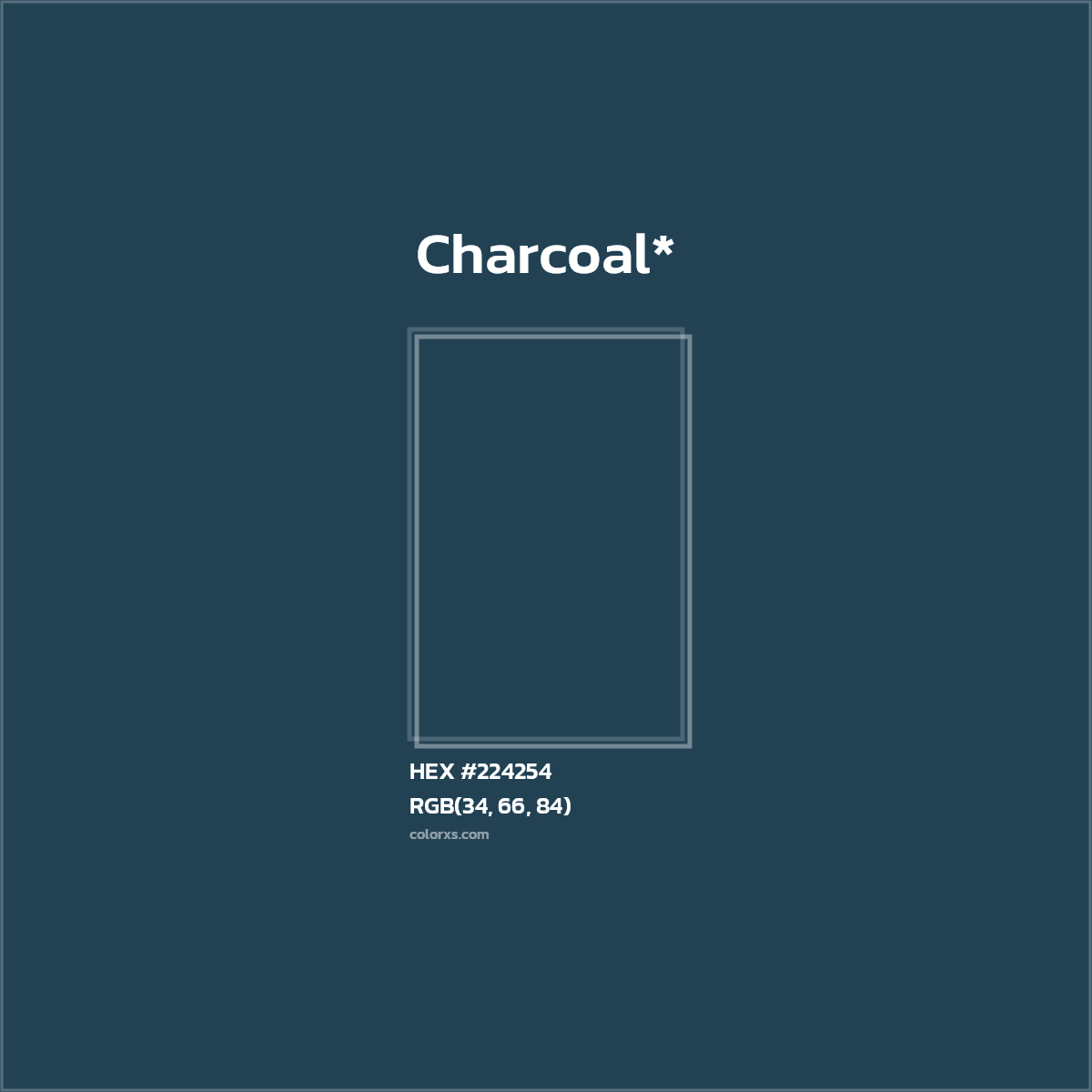 HEX #224254 Color Name, Color Code, Palettes, Similar Paints, Images