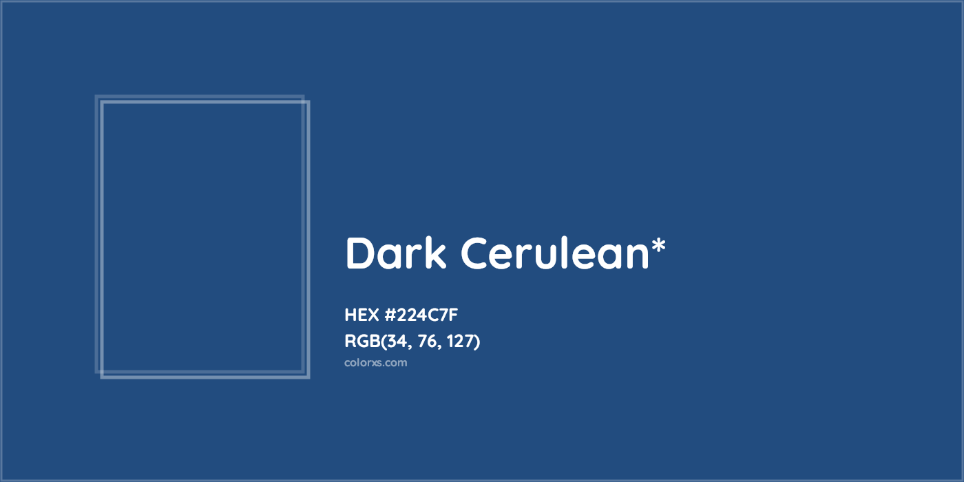 HEX #224C7F Color Name, Color Code, Palettes, Similar Paints, Images