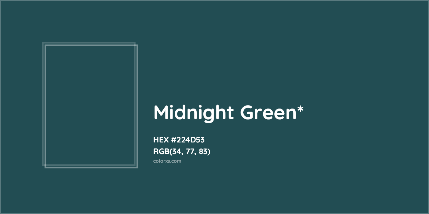 HEX #224D53 Color Name, Color Code, Palettes, Similar Paints, Images