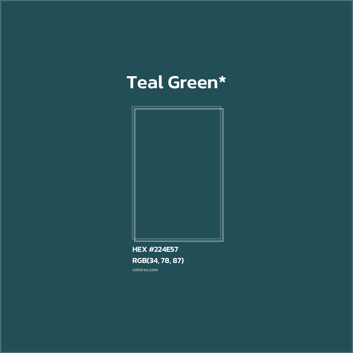 HEX #224E57 Color Name, Color Code, Palettes, Similar Paints, Images