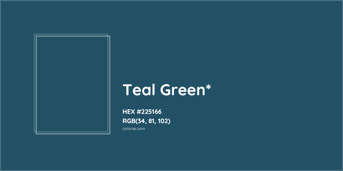 HEX #225166 Color Name, Color Code, Palettes, Similar Paints, Images