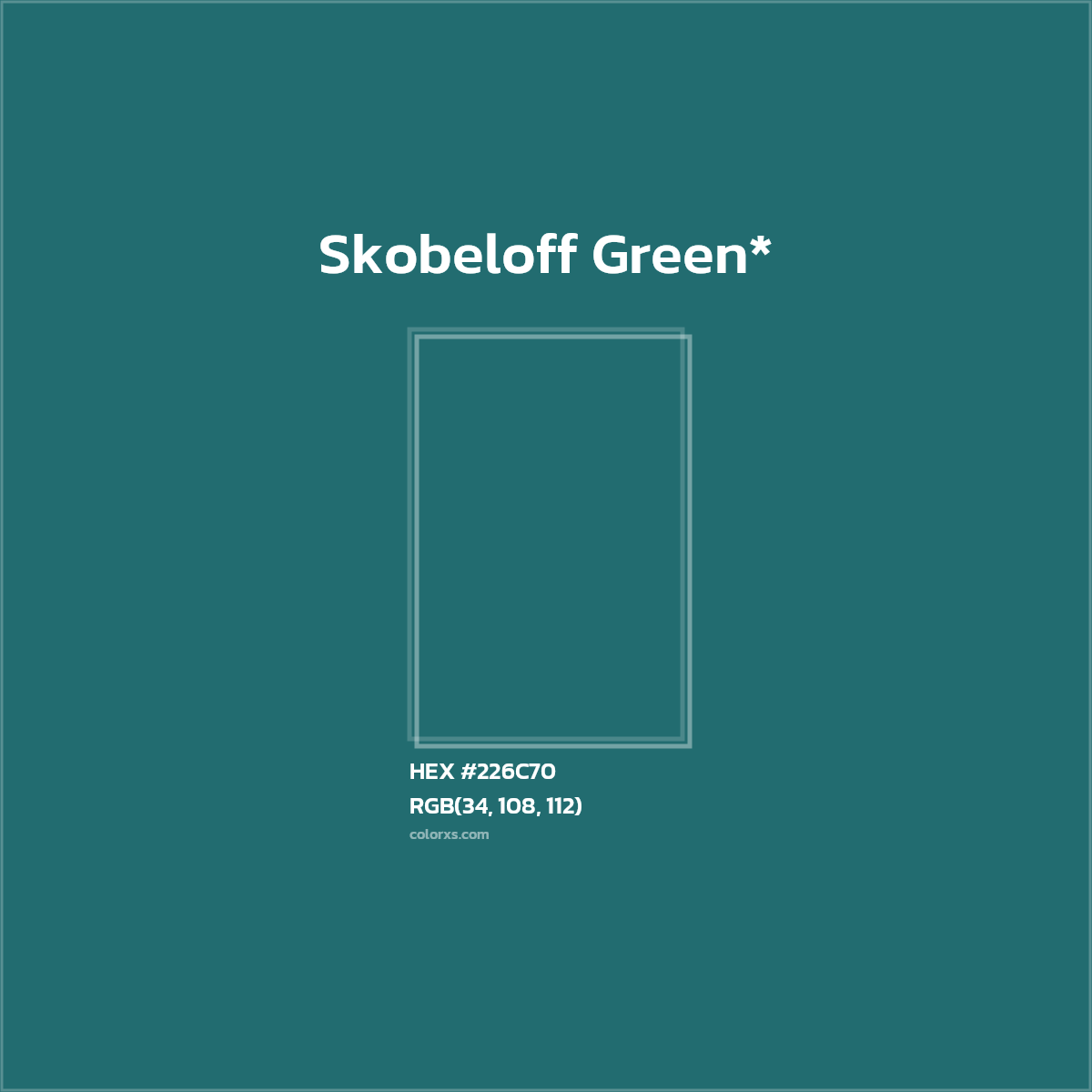 HEX #226C70 Color Name, Color Code, Palettes, Similar Paints, Images