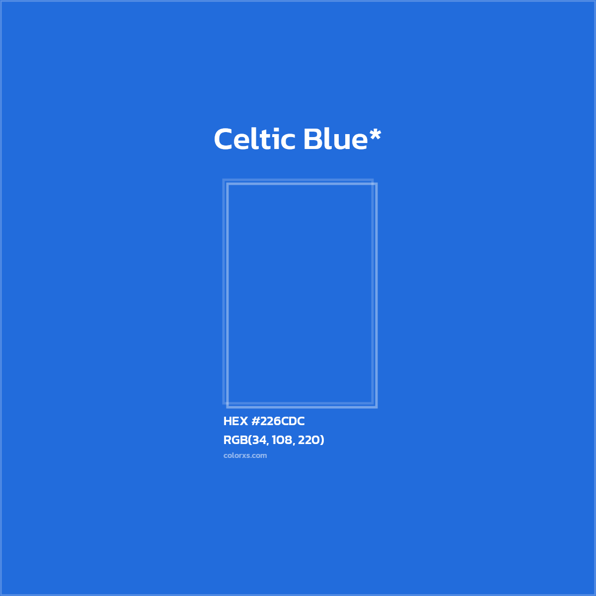 HEX #226CDC Color Name, Color Code, Palettes, Similar Paints, Images