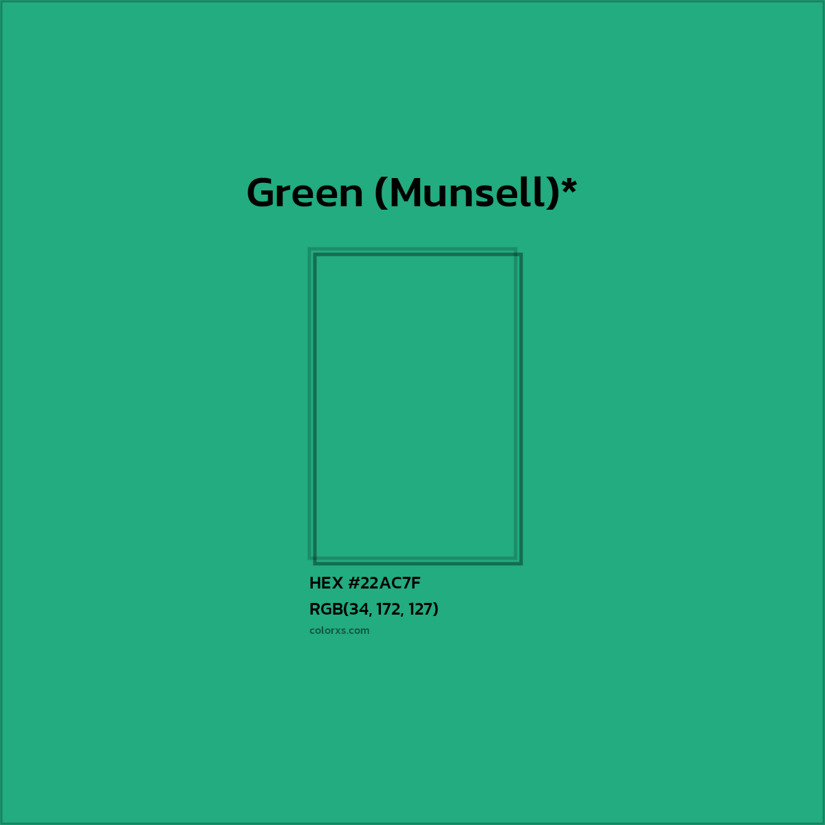 HEX #22AC7F Color Name, Color Code, Palettes, Similar Paints, Images