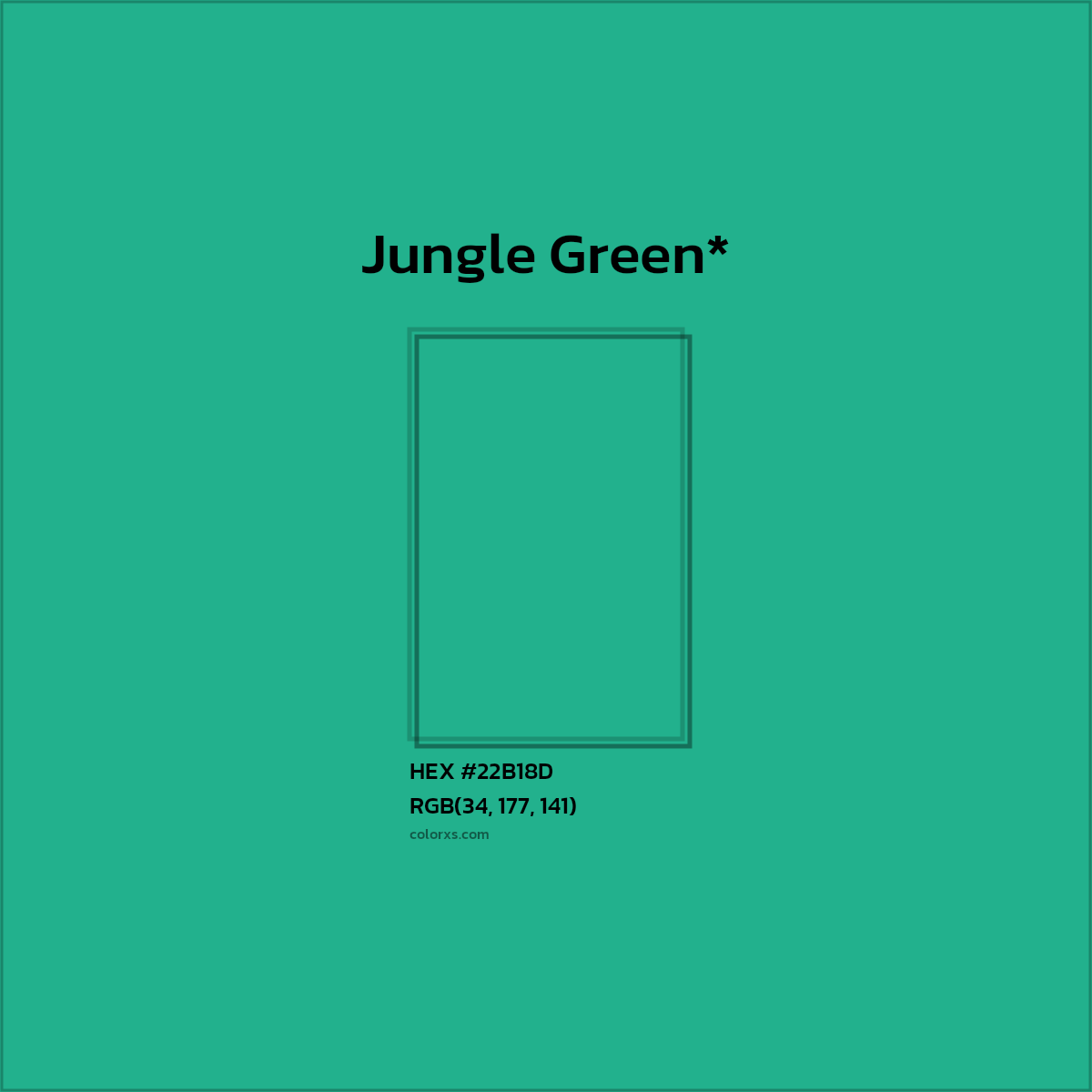 HEX #22B18D Color Name, Color Code, Palettes, Similar Paints, Images