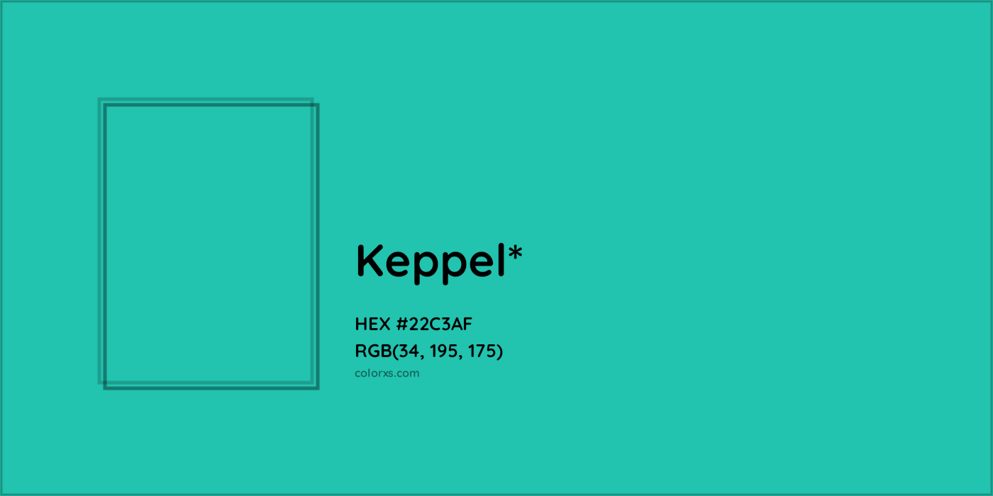 HEX #22C3AF Color Name, Color Code, Palettes, Similar Paints, Images