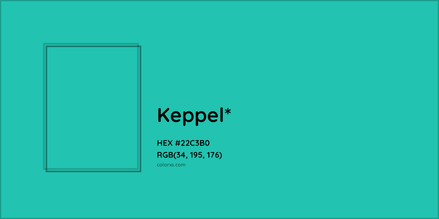 HEX #22C3B0 Color Name, Color Code, Palettes, Similar Paints, Images