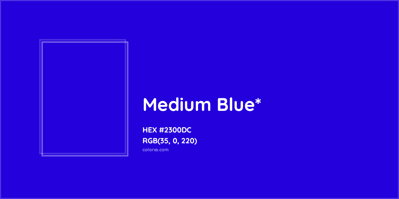 HEX #2300DC Color Name, Color Code, Palettes, Similar Paints, Images