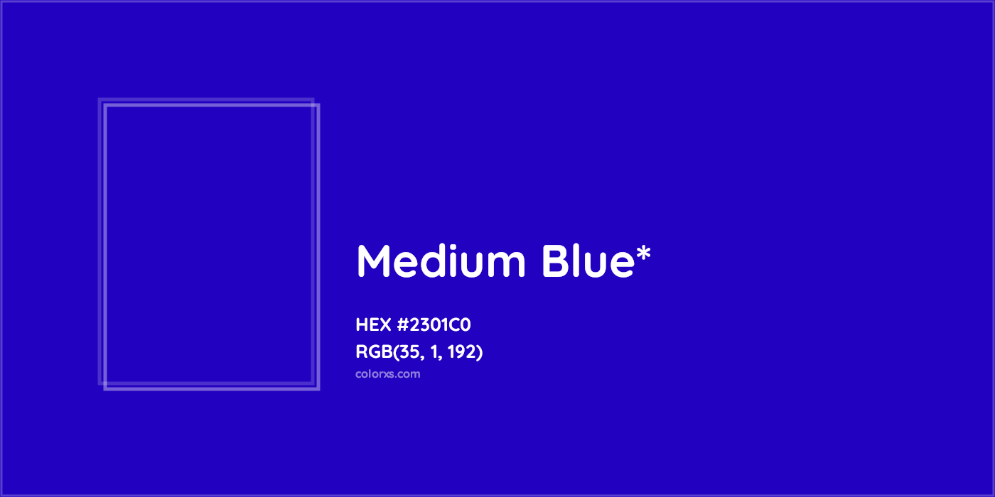 HEX #2301C0 Color Name, Color Code, Palettes, Similar Paints, Images