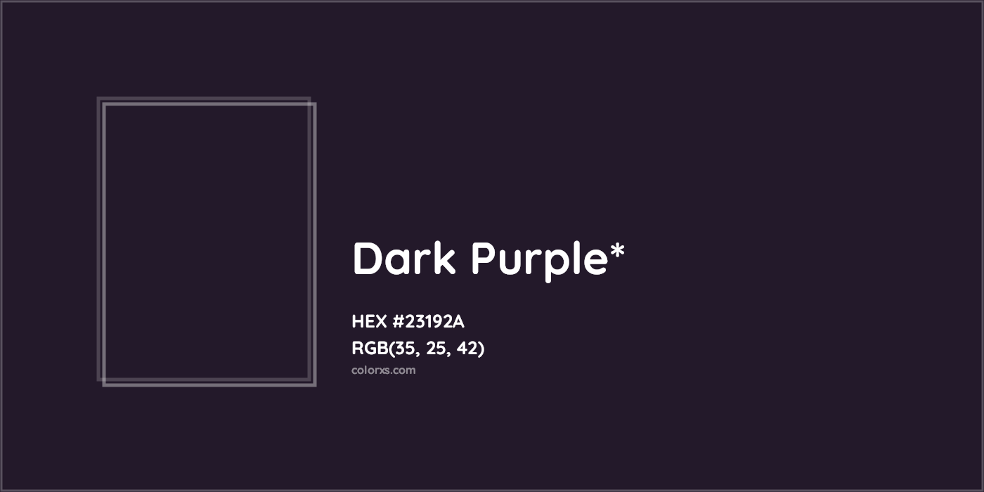 HEX #23192A Color Name, Color Code, Palettes, Similar Paints, Images