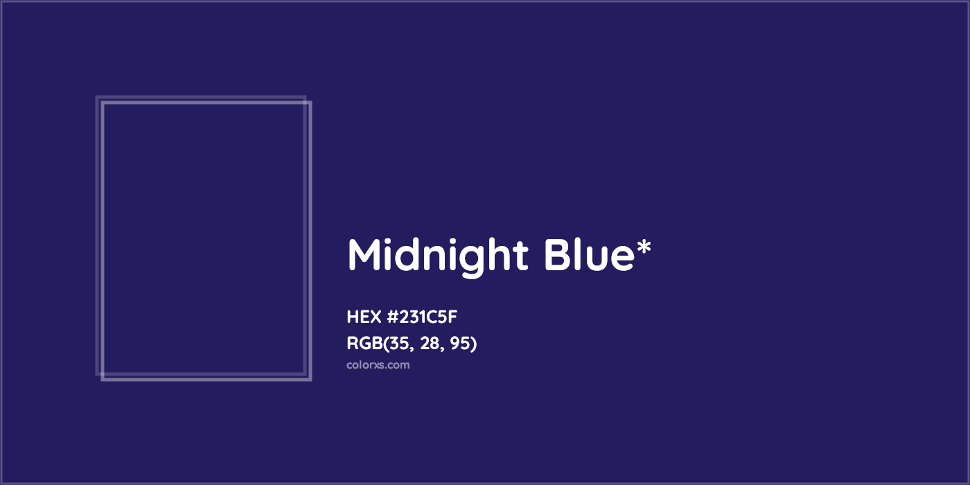 HEX #231C5F Color Name, Color Code, Palettes, Similar Paints, Images