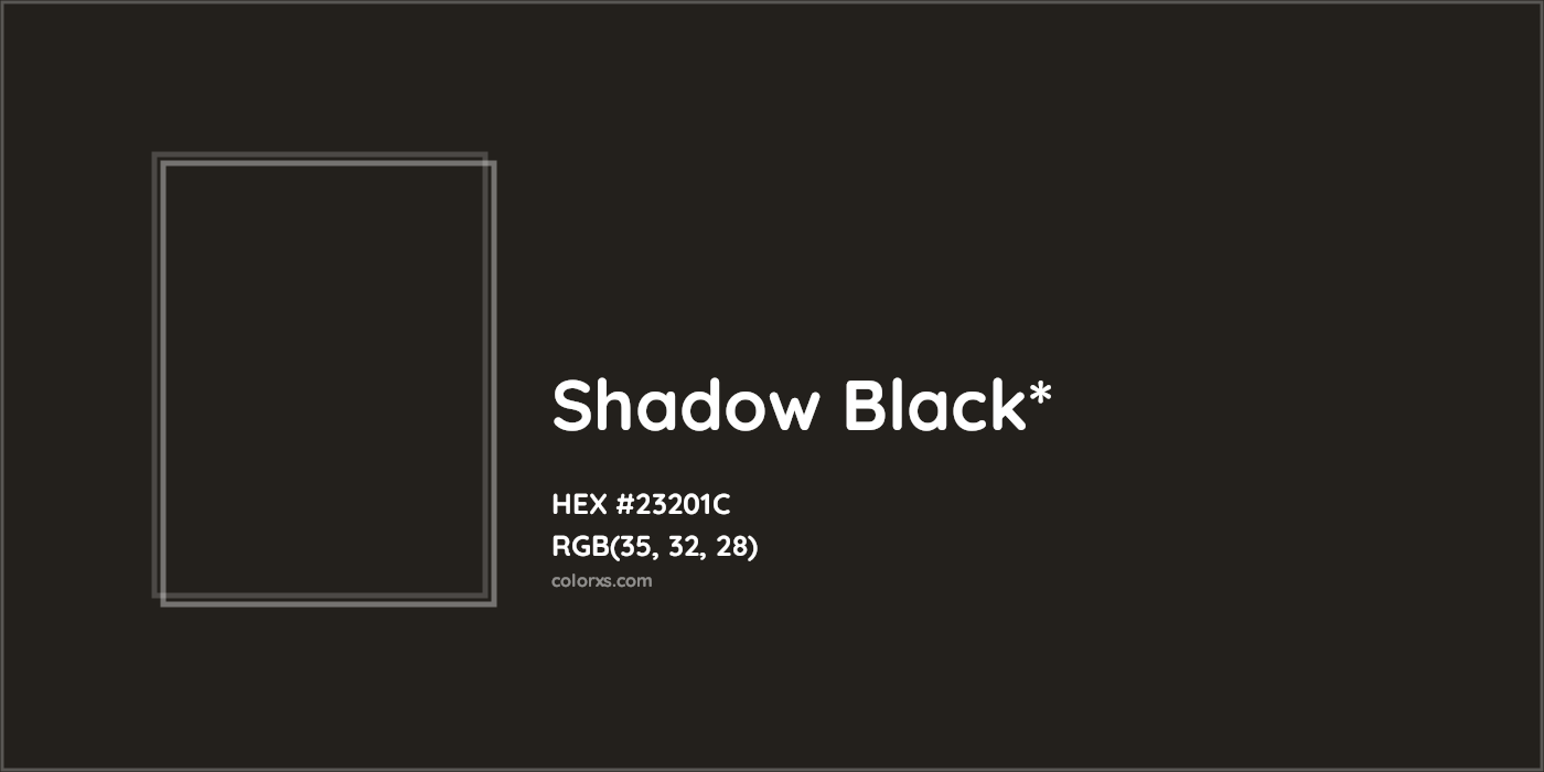 HEX #23201C Color Name, Color Code, Palettes, Similar Paints, Images