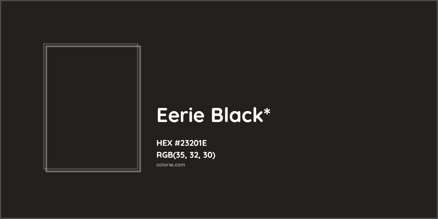 HEX #23201E Color Name, Color Code, Palettes, Similar Paints, Images