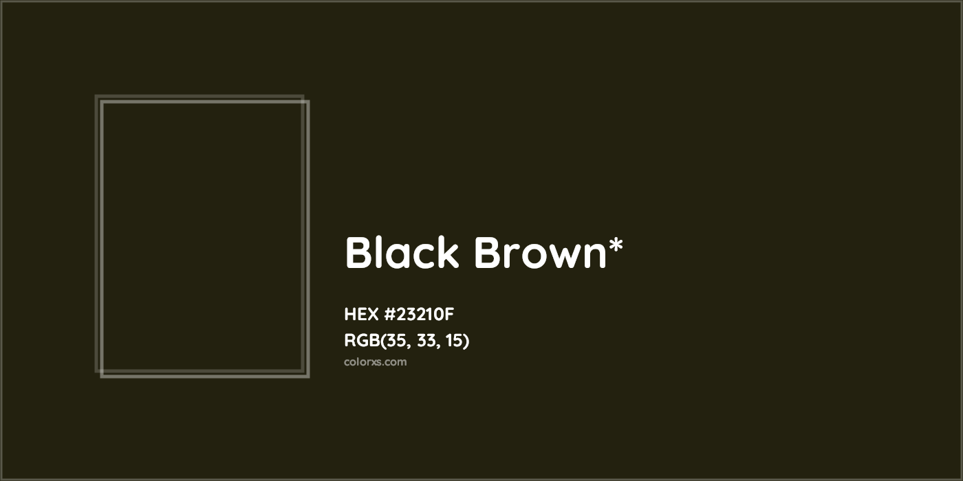 HEX #23210F Color Name, Color Code, Palettes, Similar Paints, Images