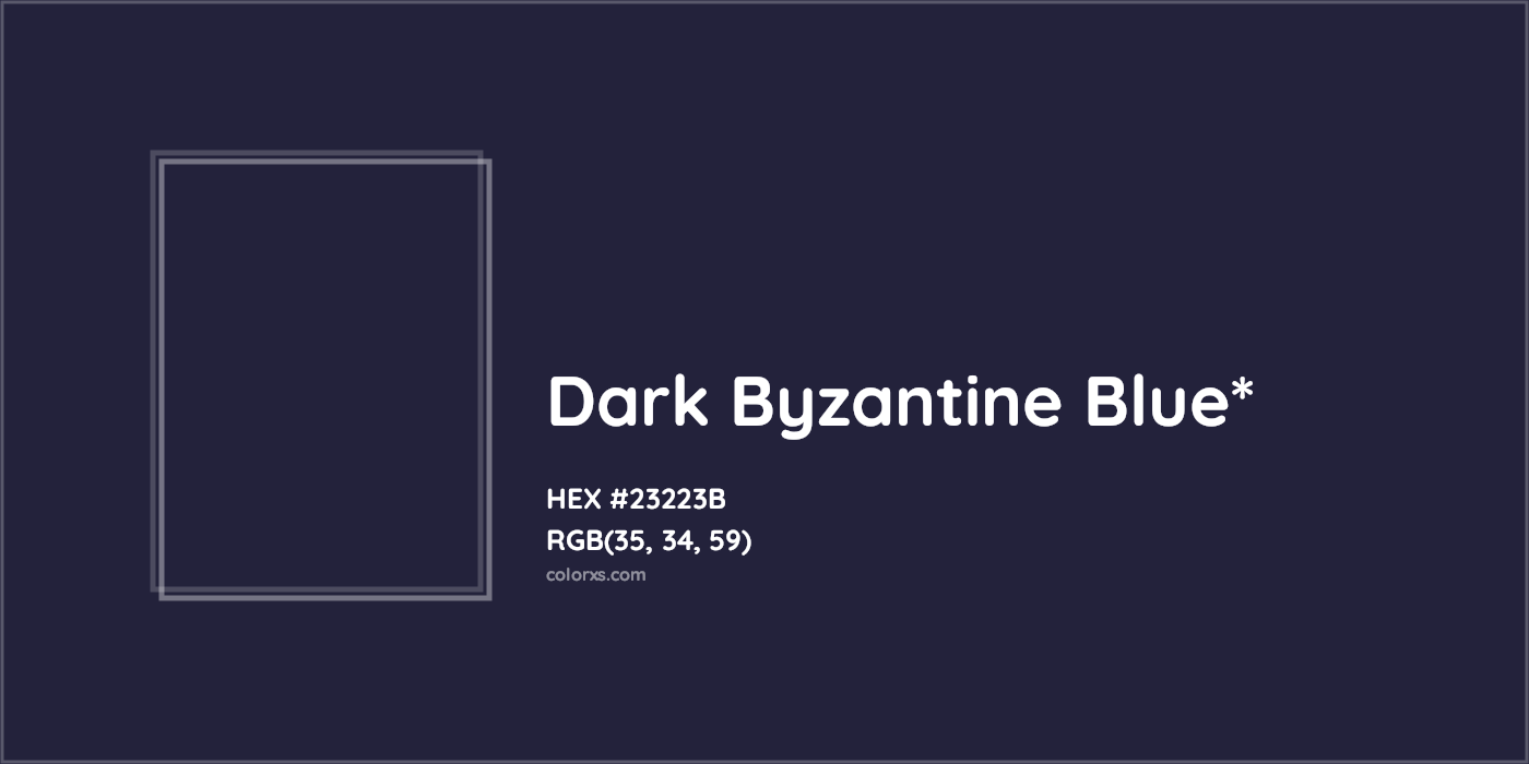 HEX #23223B Color Name, Color Code, Palettes, Similar Paints, Images