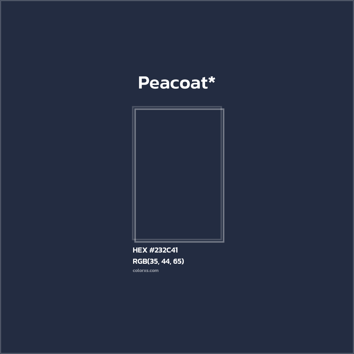 HEX #232C41 Color Name, Color Code, Palettes, Similar Paints, Images