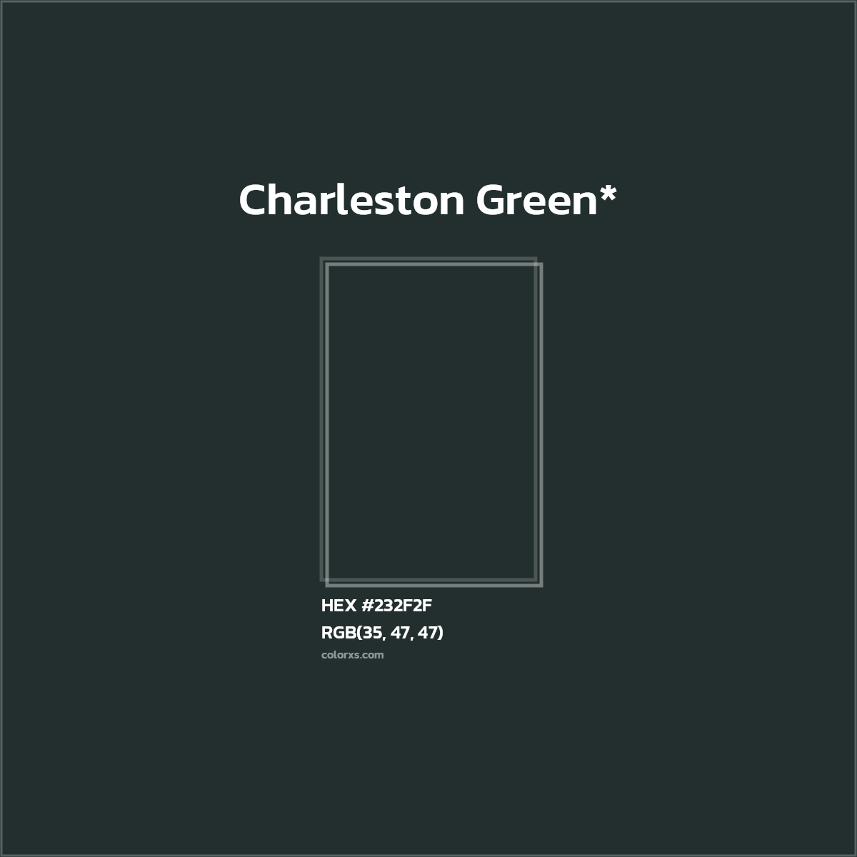 HEX #232F2F Color Name, Color Code, Palettes, Similar Paints, Images