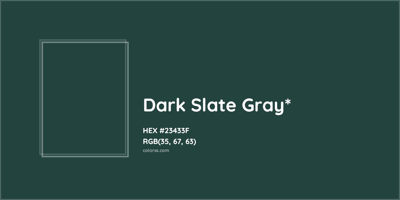 HEX #23433F Color Name, Color Code, Palettes, Similar Paints, Images
