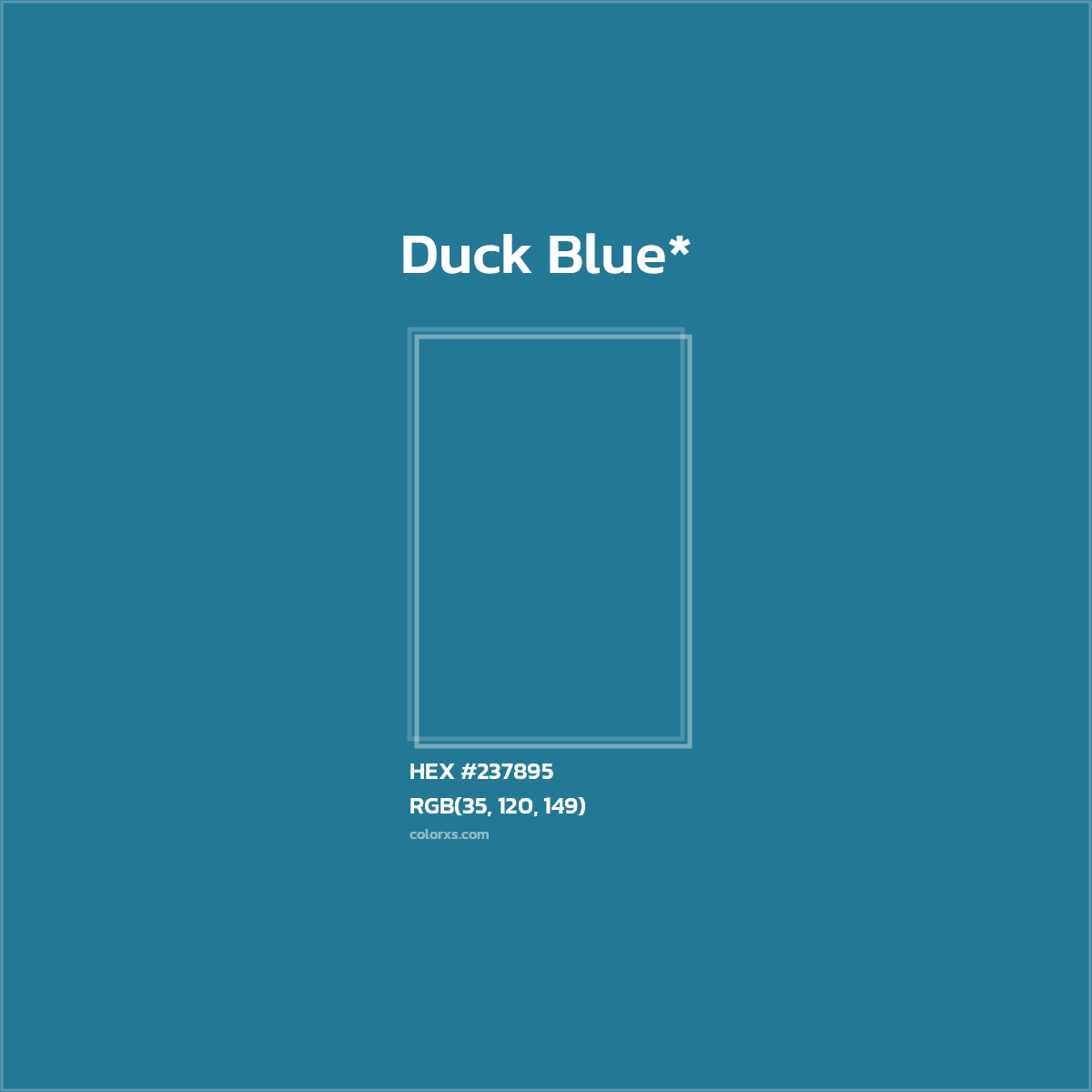 HEX #237895 Color Name, Color Code, Palettes, Similar Paints, Images