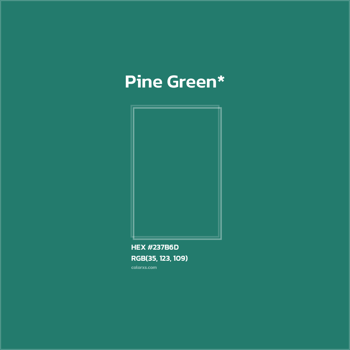 HEX #237B6D Color Name, Color Code, Palettes, Similar Paints, Images