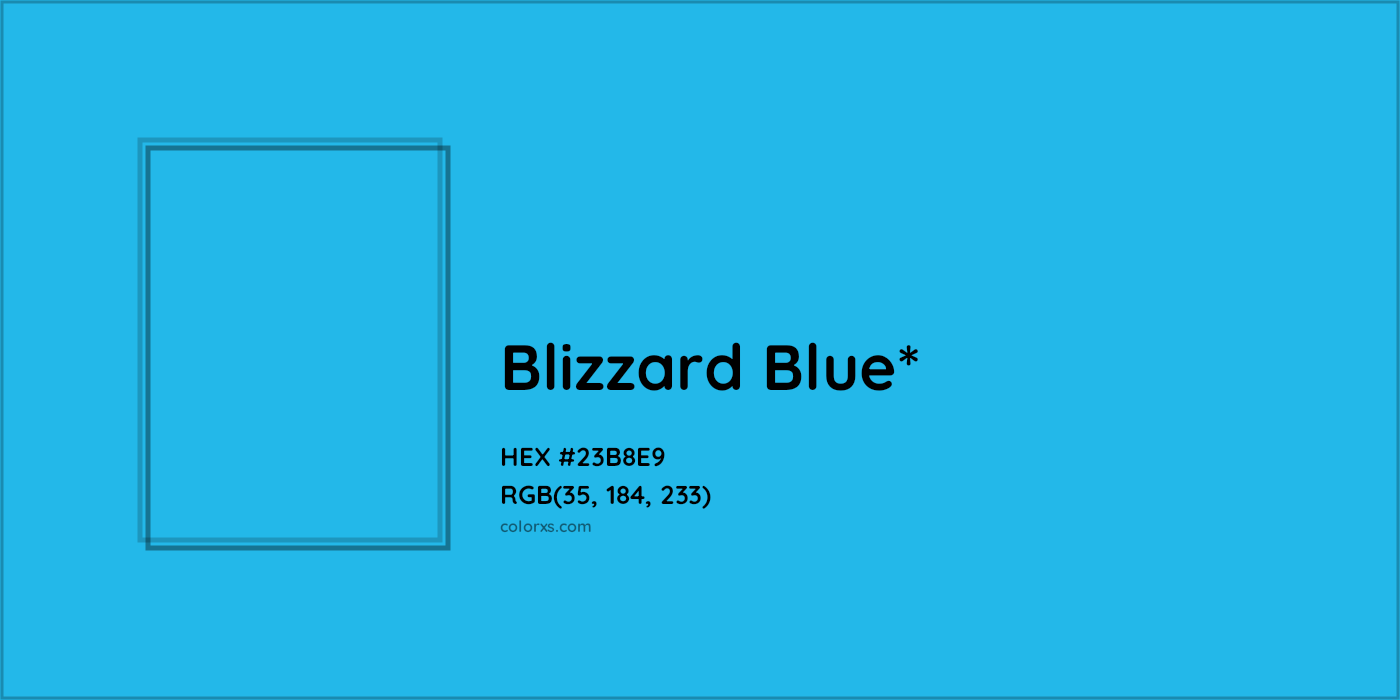 HEX #23B8E9 Color Name, Color Code, Palettes, Similar Paints, Images