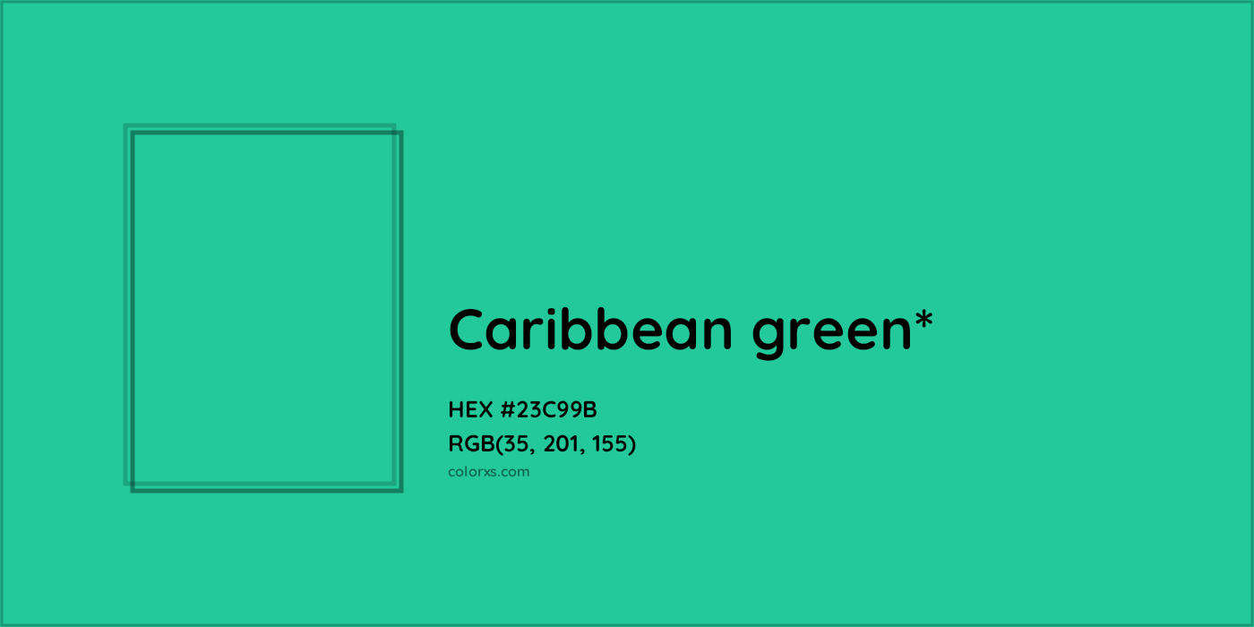 HEX #23C99B Color Name, Color Code, Palettes, Similar Paints, Images