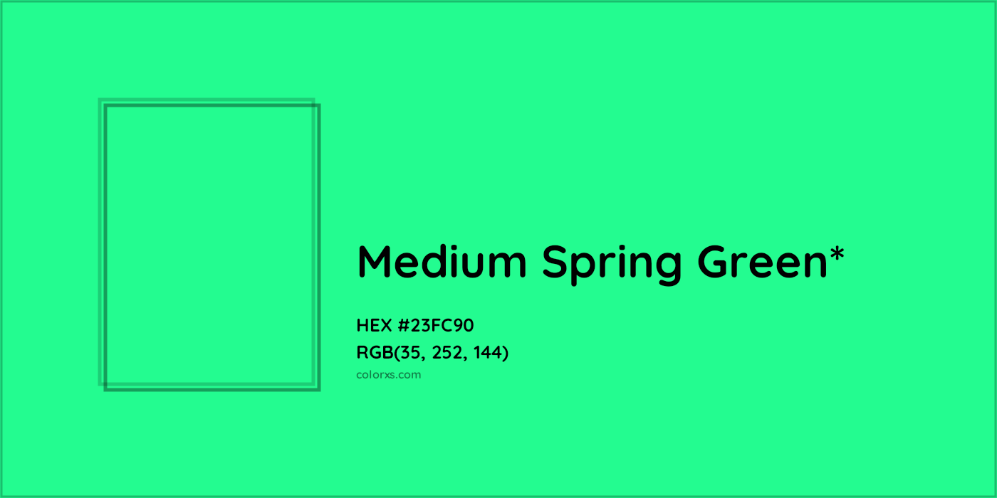 HEX #23FC90 Color Name, Color Code, Palettes, Similar Paints, Images