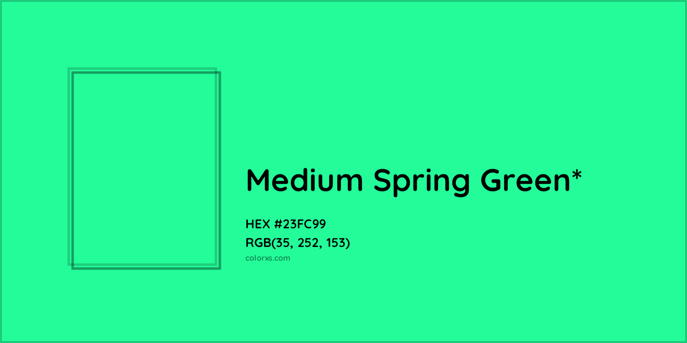 HEX #23FC99 Color Name, Color Code, Palettes, Similar Paints, Images