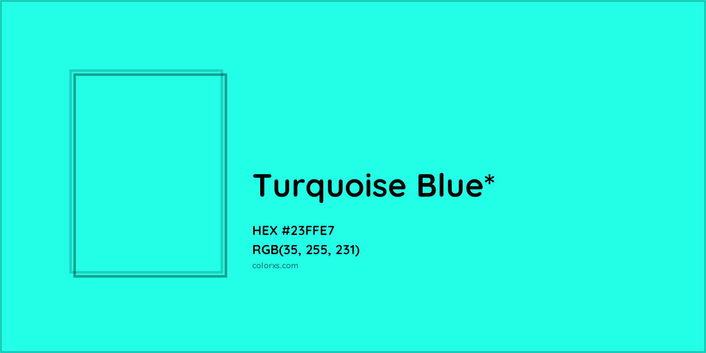 HEX #23FFE7 Color Name, Color Code, Palettes, Similar Paints, Images