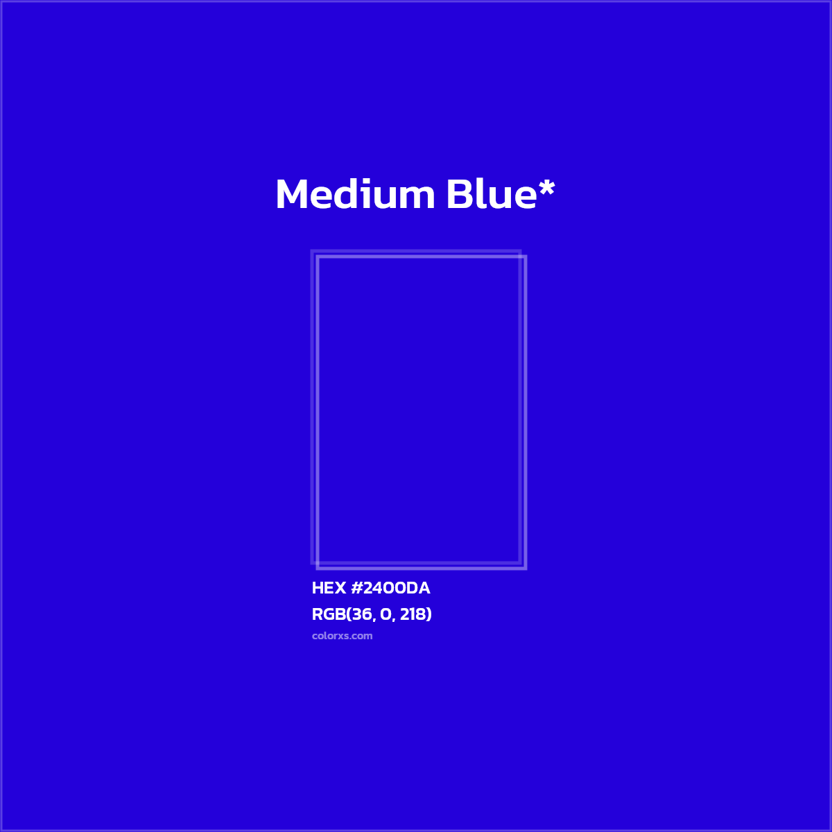HEX #2400DA Color Name, Color Code, Palettes, Similar Paints, Images