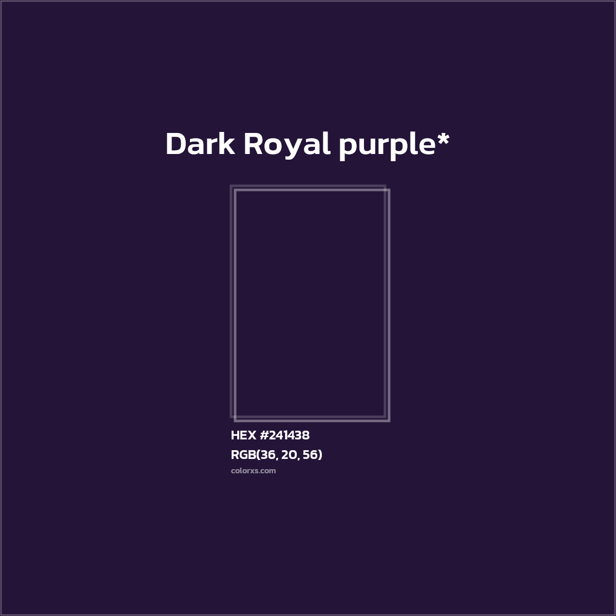 HEX #241438 Color Name, Color Code, Palettes, Similar Paints, Images