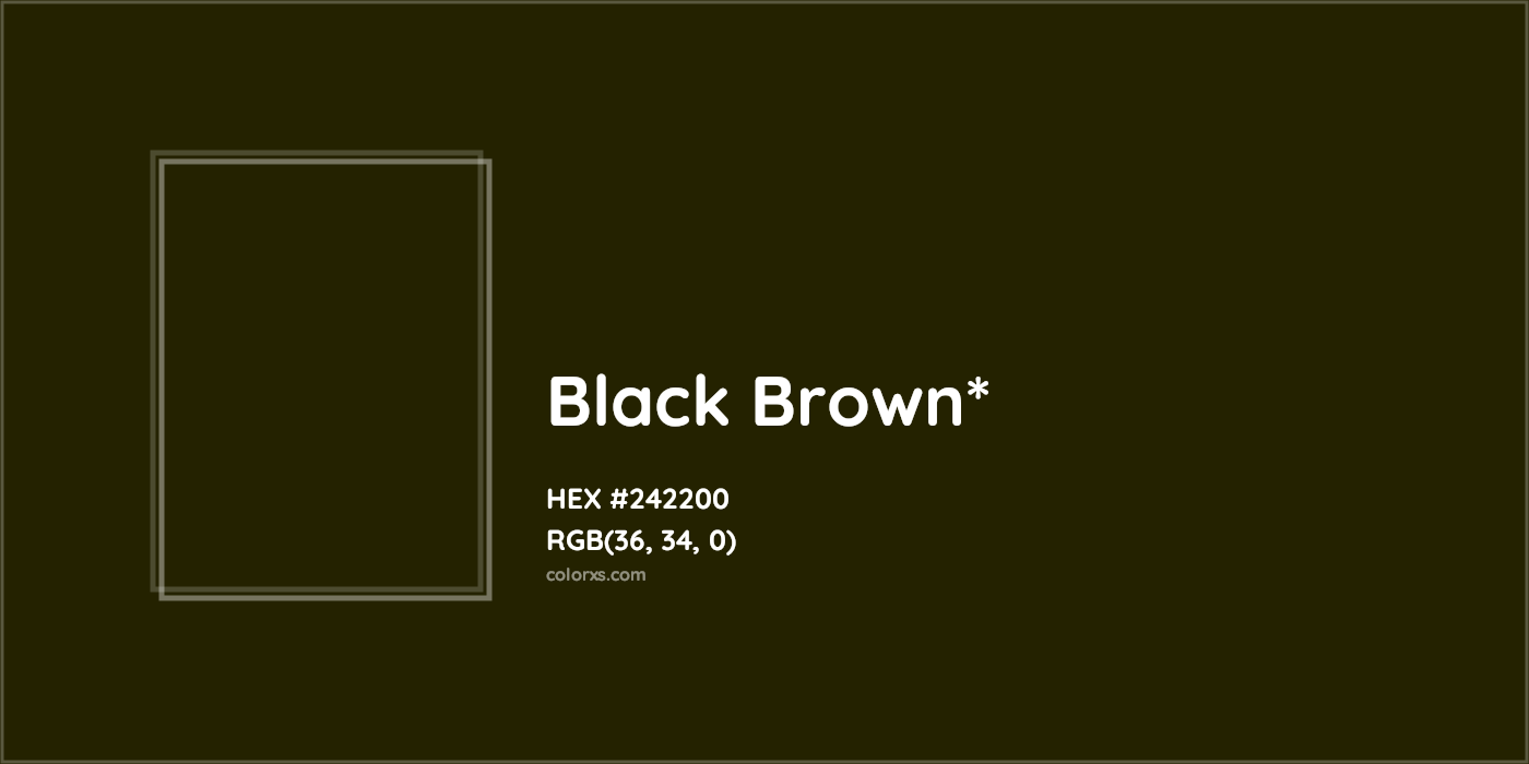 HEX #242200 Color Name, Color Code, Palettes, Similar Paints, Images
